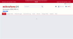 Desktop Screenshot of mikrofone24.de